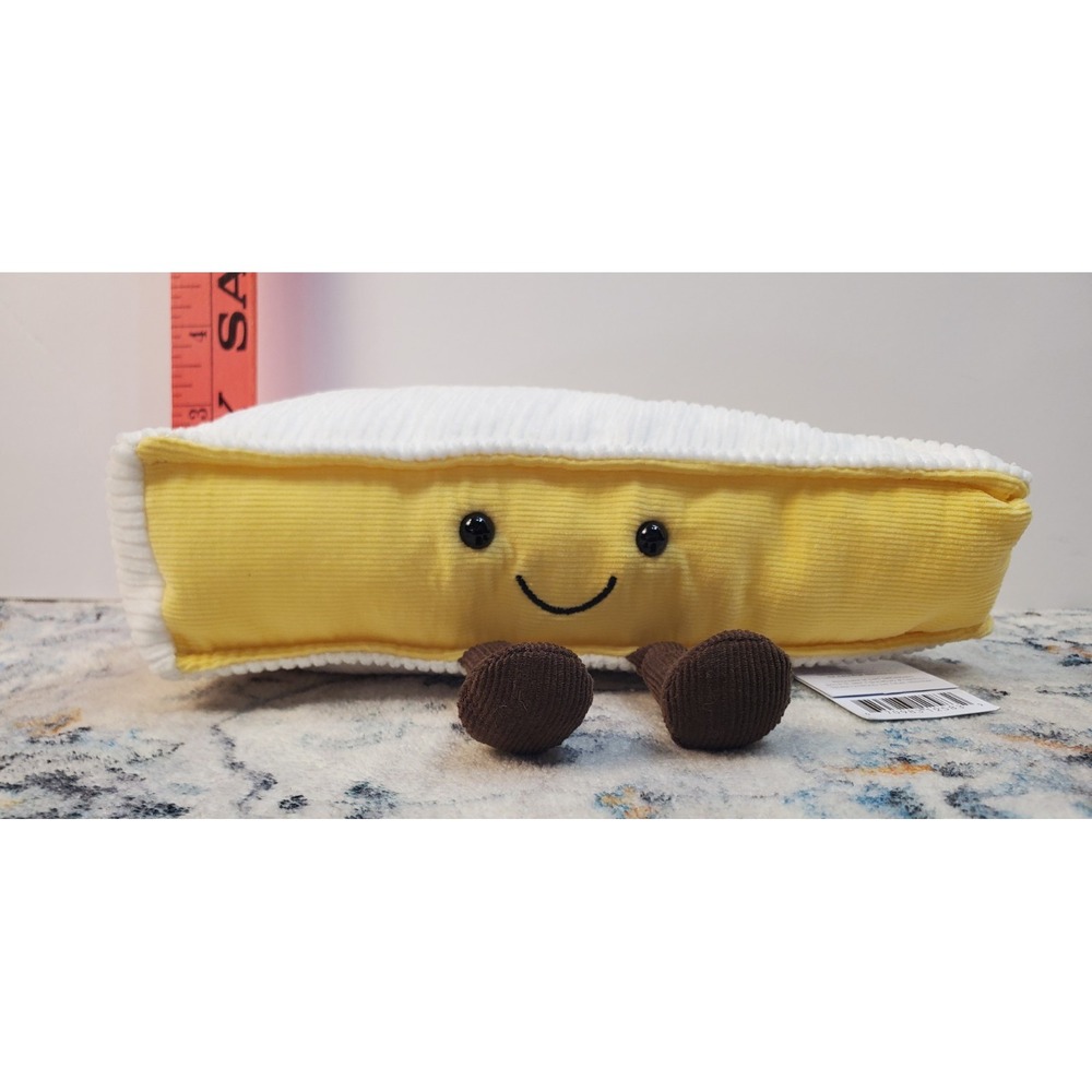 Jellycat Amuseables Brie‎ Cheese - NWT New With Tags - Authentic